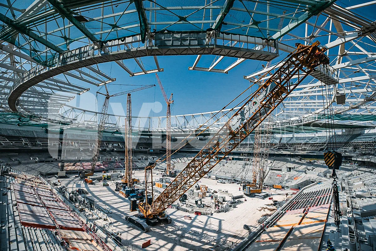 Sicherheitsnetze des Typs "S" VISORNETS für das Stadion "Al Rayyan" in Katar (Fußball-Weltmeisterschaft 2022)