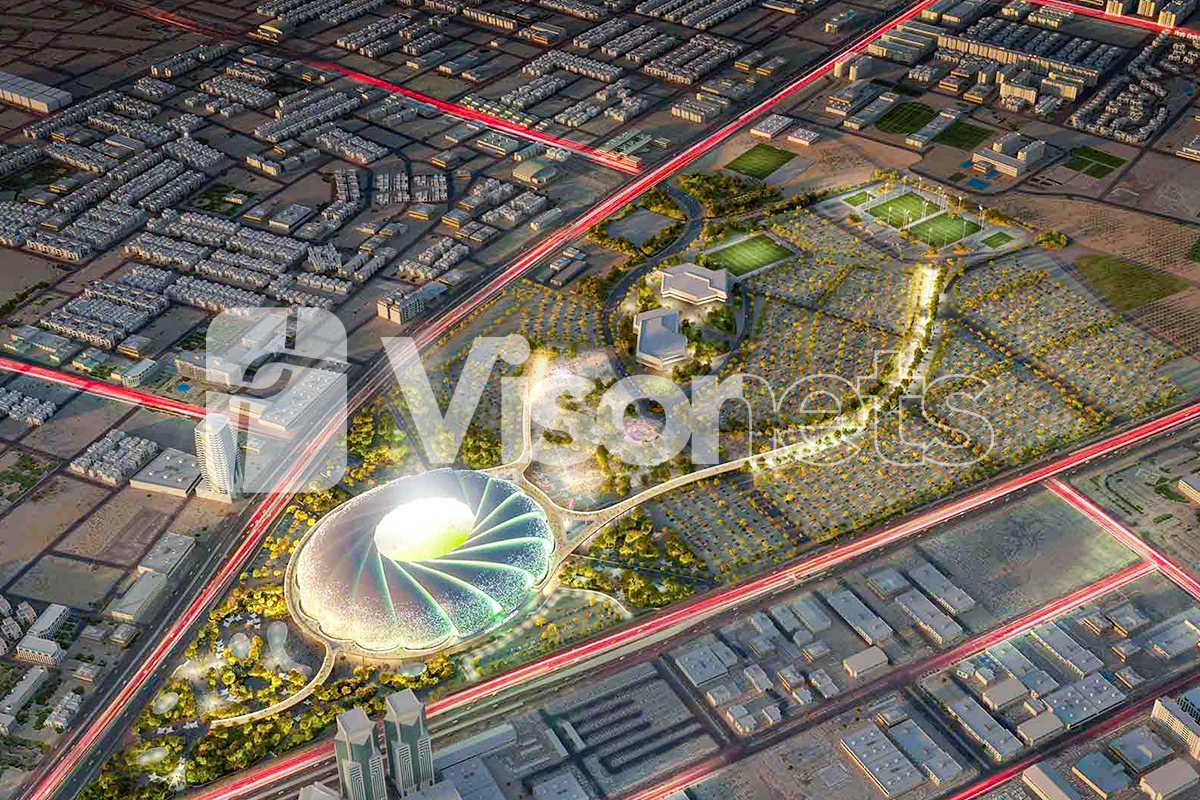 Sicherheitsnetze Typ "S" VISORNETS + Mückennetze VISORNETS - Aramco Stadium - Saudi-Arabien