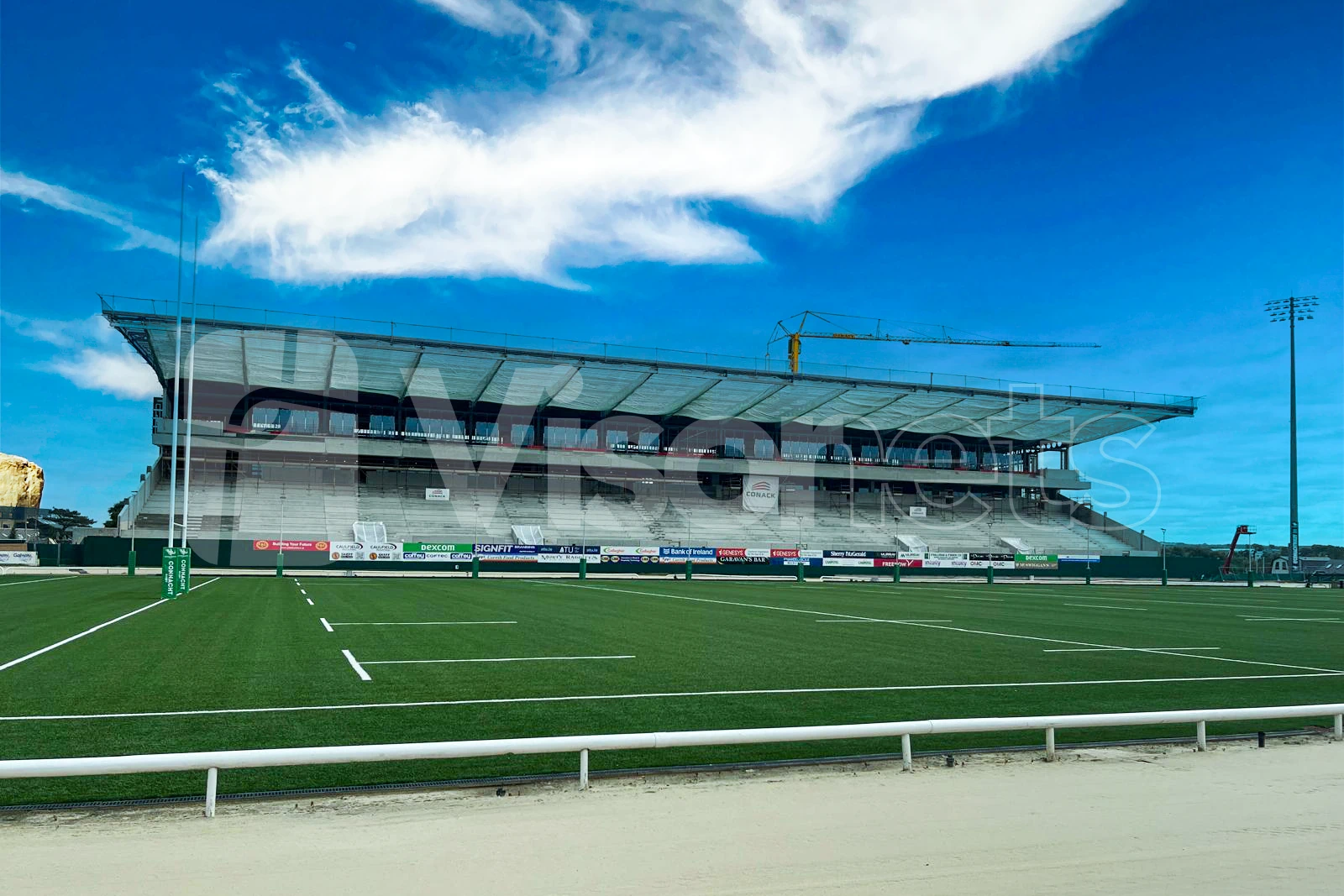 Sicherheitsnetze Typ "S" VISORNETS im Stadion in Irland